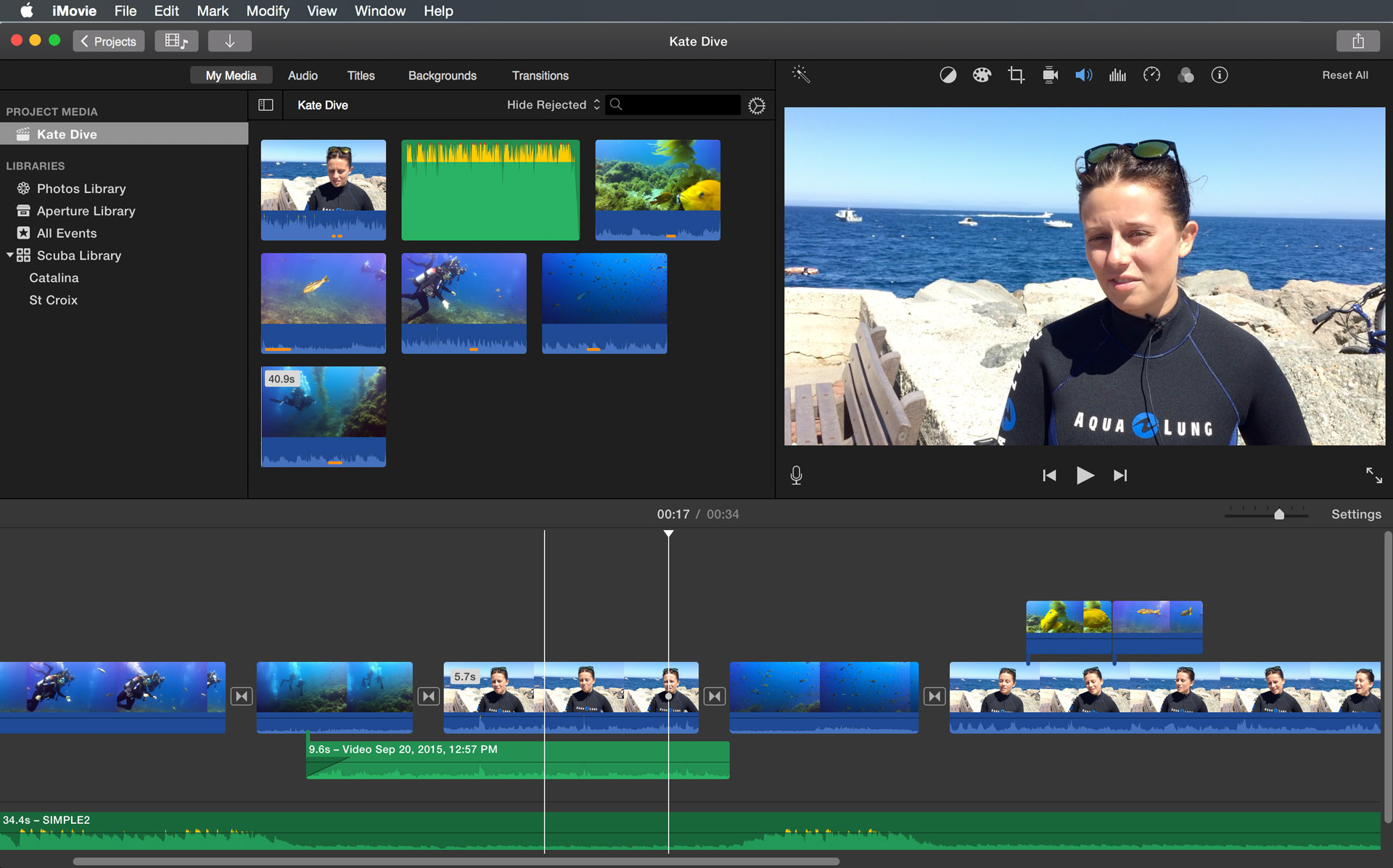 how do i crop a video in imovie